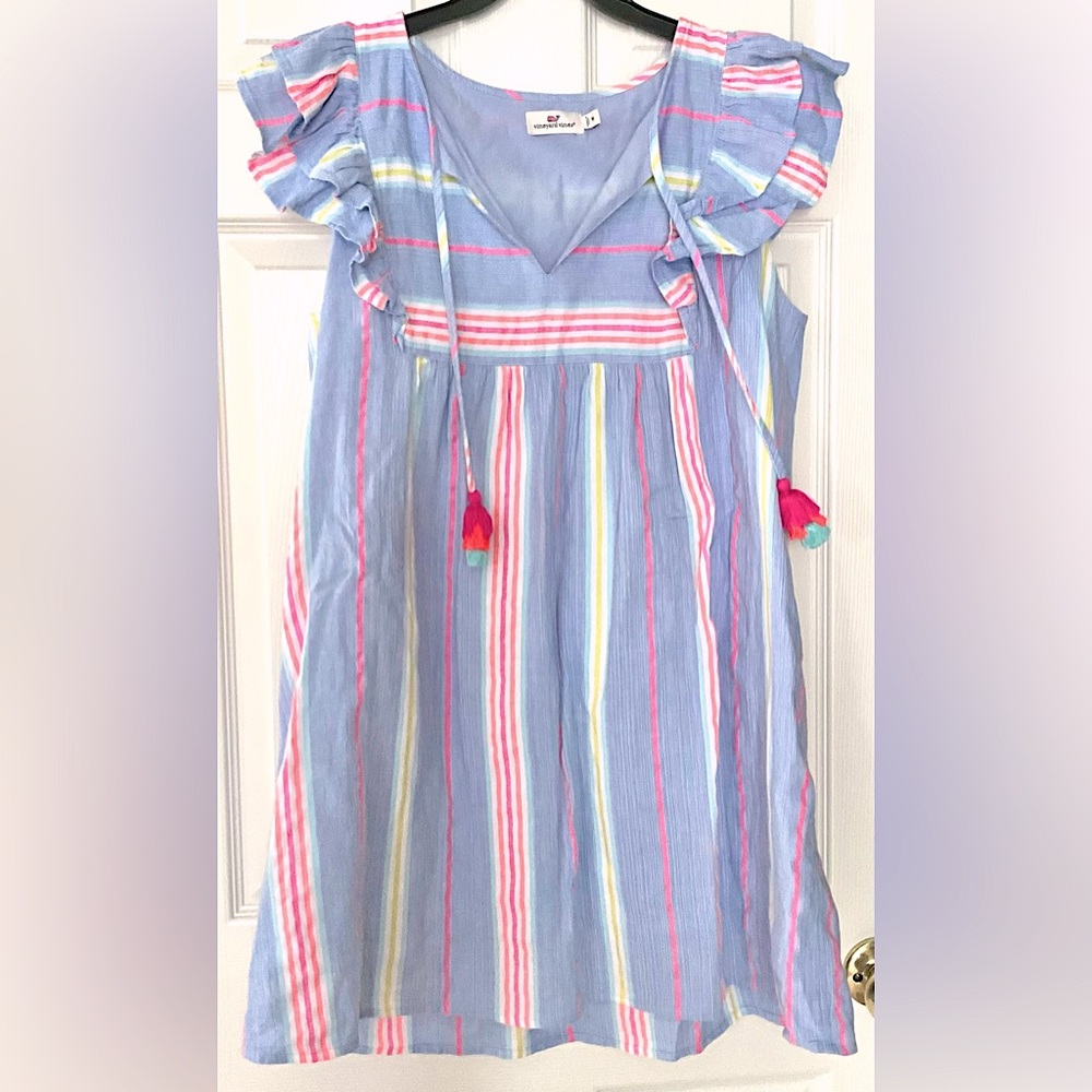 Vineyard Vines Tie Dye Swim Coverup Cotton Dress - Size M